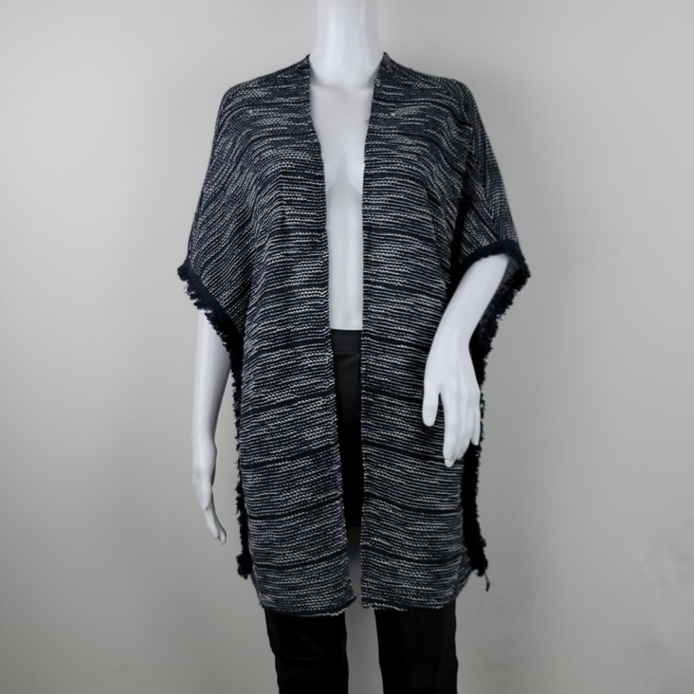 Maison Jules Print Open Cardigan Short Sleeve - Picture 1 of 11